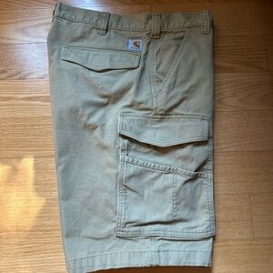 Carhartt Tan Relaxed Fit Cargo Shorts